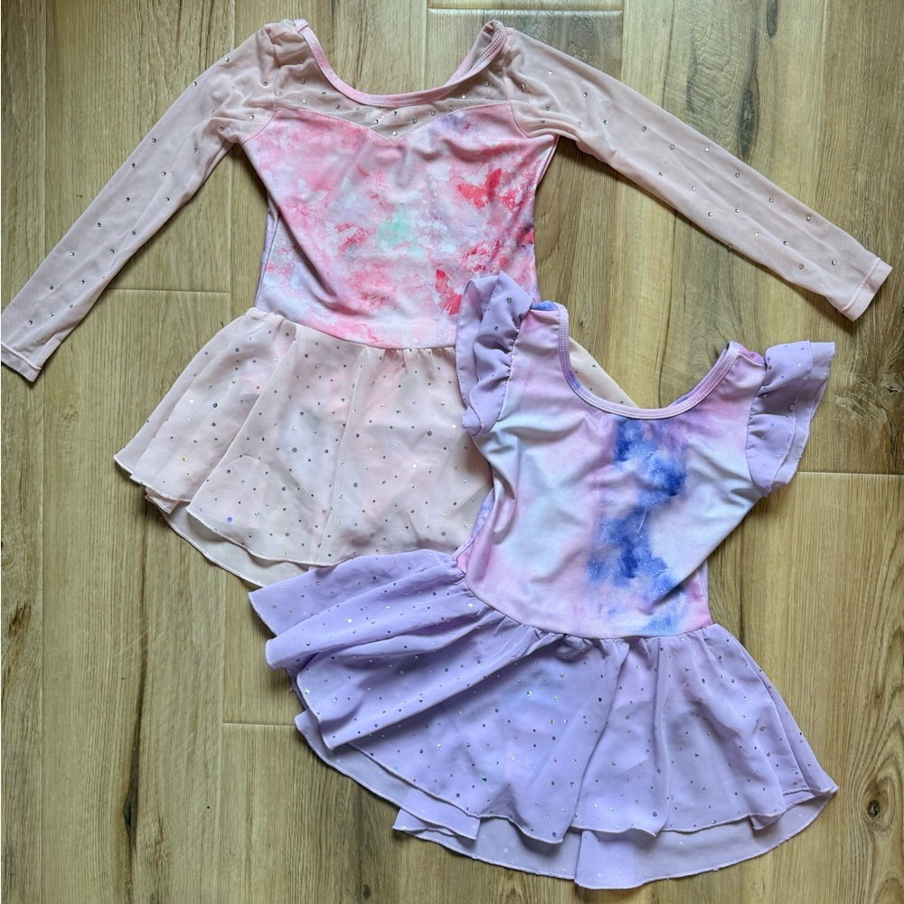 Kids Ballet Costume Set - Pink and Purple